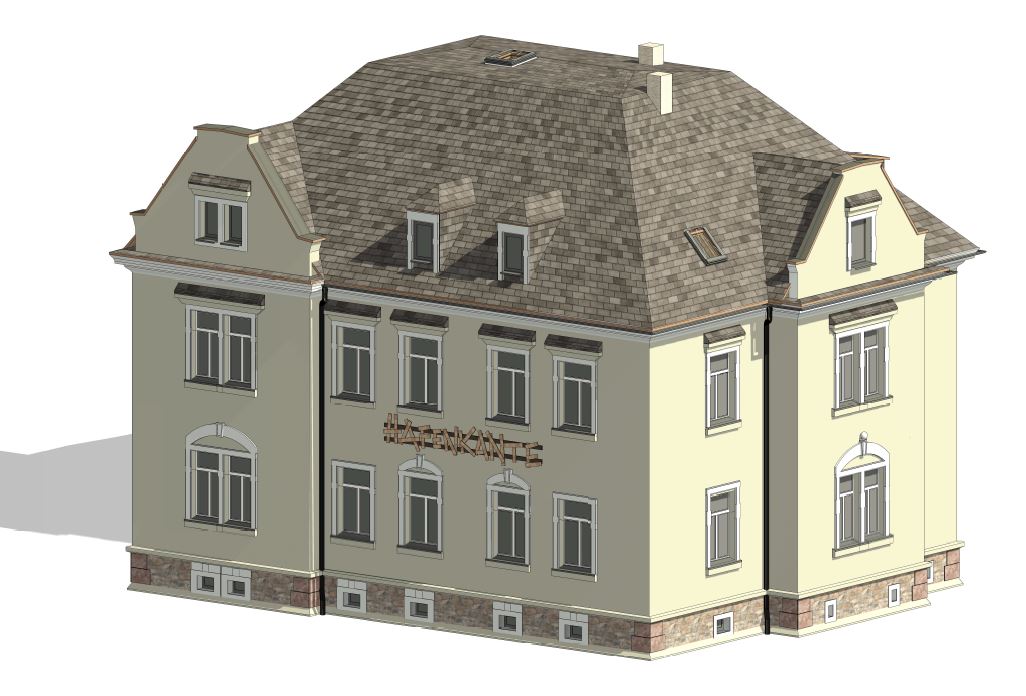 Modellierung digitaler Zwilling Kantstraße Freital