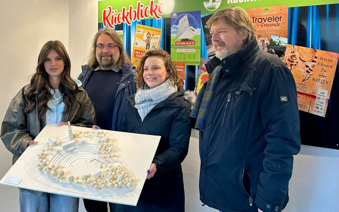 Die Küchwaldbühne im Modell