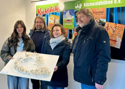 Die Küchwaldbühne im Modell