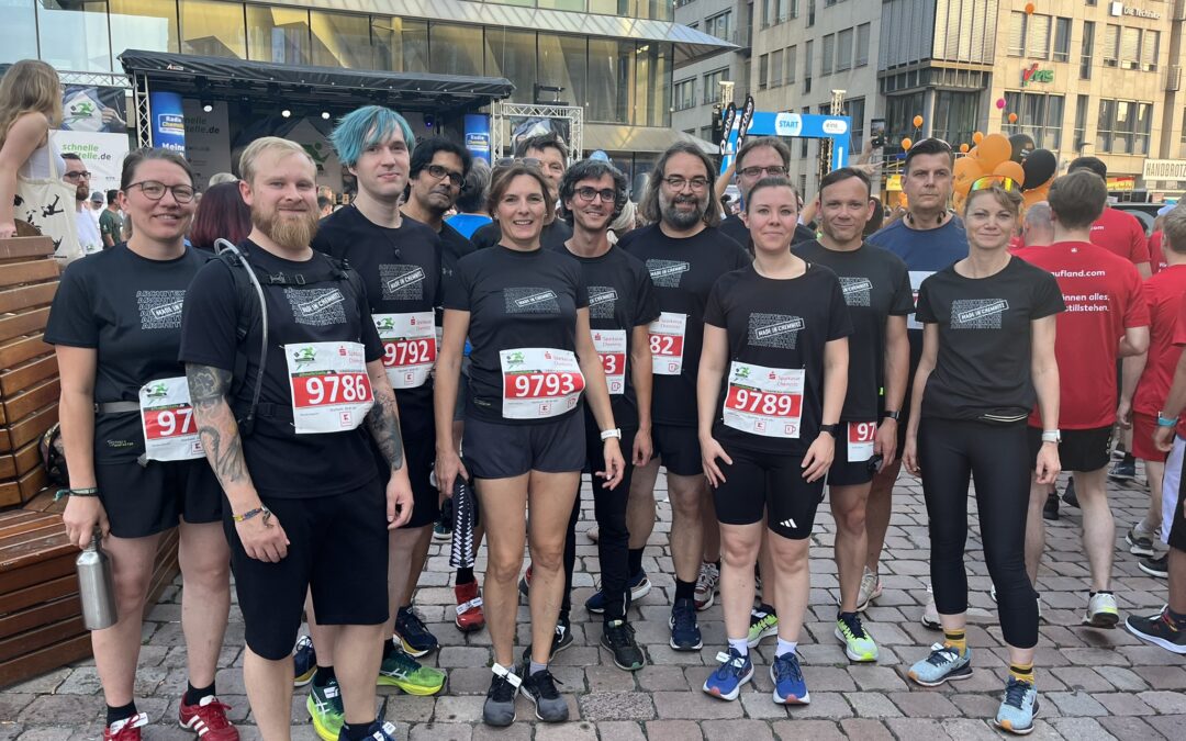 Firmenlauf 2024 bei tropischen Temperaturen