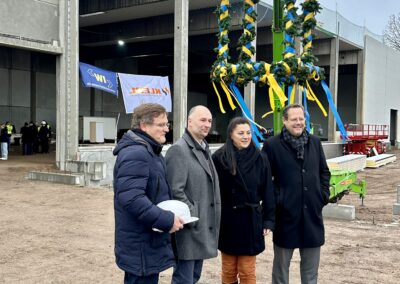 Richtfest – Logostikzentrum des Klinikums Chemnitz
