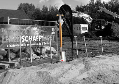 1. Spatenstich – Fertigungshalle Kunzmann in Zwönitz