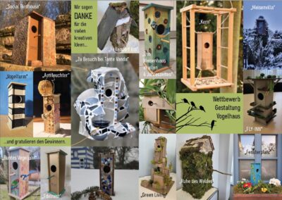Unsere Gewinner des Vogelhaus-Wettbewerbs
