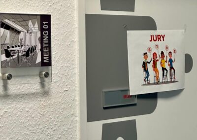 Jurysitzung Wettbewerb Vogelhaus