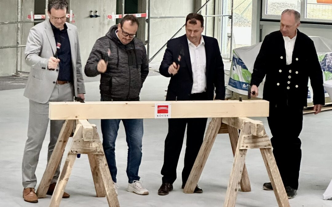 Richtfest Fertigungshalle in Zwönitz