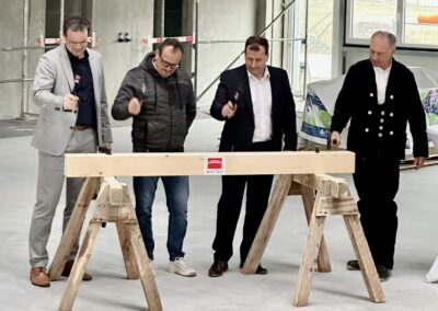 Richtfest Fertigungshalle in Zwönitz